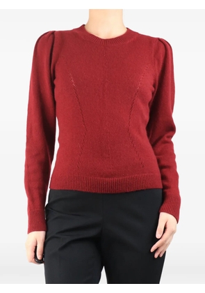 ME+EM puff-sleeve cashmere jumper - Red