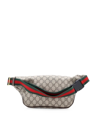 Gucci Pre-Owned Courrier Zip GG Coated Canvas with Applique belt bag - Brown