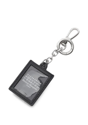 Maison Martin Margiela Pre-Owned 2020s Four-Stitch logo key ring - Black