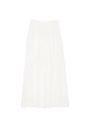 RUOHAN Alba pleated skirt - White