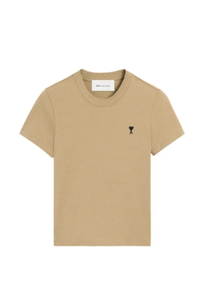 AMI Paris cotton T-shirt - Neutrals
