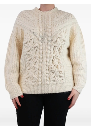 Ulla Johnson Osian cable-knit sweater - Neutrals