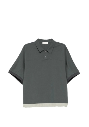 System colour-block polo shirt - Green