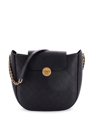 CHANEL Pre-Owned Flap Diamond Perforated Caviar Small hobo bag - Black
