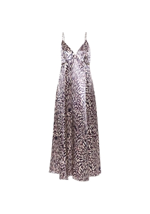 Ulla Johnson abstract-print open-back maxi dress - Neutrals