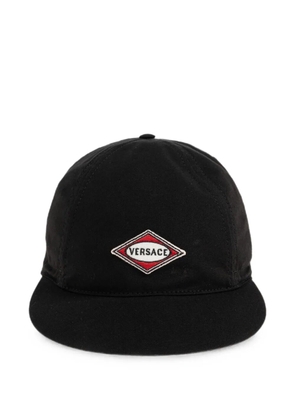 Versace logo-patch baseball cap - Black