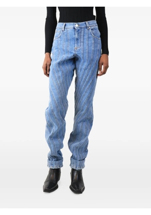 Mugler Vintage panelled jeans - Blue