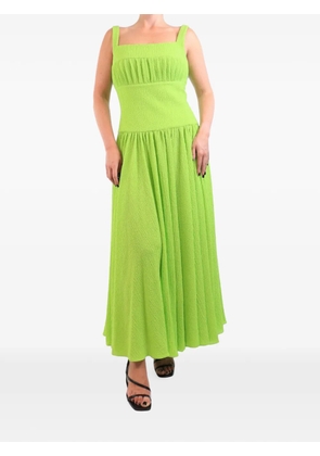 Emilia Wickstead pleated maxi dress - Green
