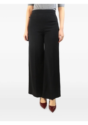 JOSEPH high-waist wide-leg trousers - Black