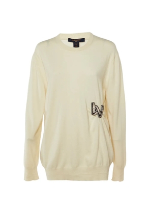 Louis Vuitton Pre-Owned embellished LV sweater - Neutrals
