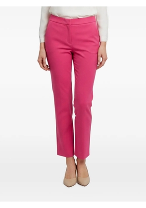 Oscar de la Renta Pre-Owned gabardine straight-leg trousers - Pink
