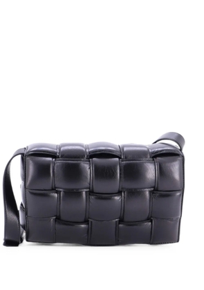 Bottega Veneta Pre-Owned Cassette Padded Maxi Intrecciato Leather crossbody bag - Black