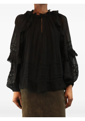 MARANT ÉTOILE Jayden ruffled blouse - Black