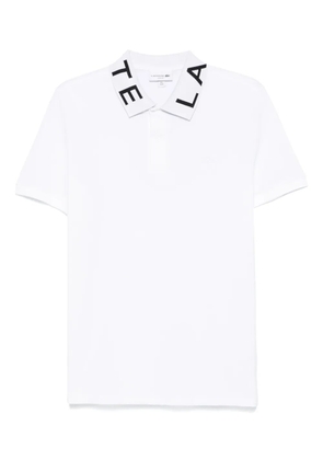 Lacoste jacquard-logo polo shirt - White