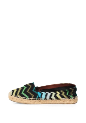 Missoni Pre-Owned zig-zag espadrilles - Black