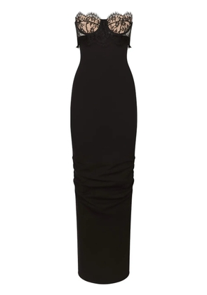Dolce & Gabbana lace-detail sleeveless maxi dress - Black