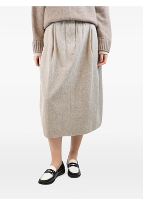 Boboutic pleated midi skirt - Neutrals