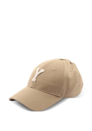 Saint Laurent Pre-Owned Y Varsity cap - Neutrals