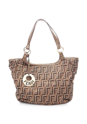 Fendi Pre-Owned 2010s Zucca shoulder bag - Brown