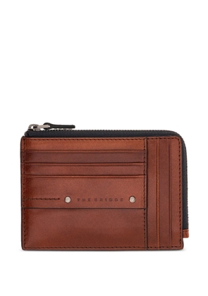 The Bridge Ludovico zip-around leather cardholder - Brown