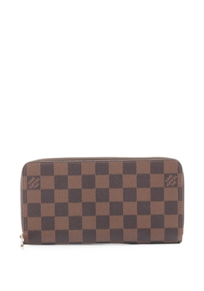 Louis Vuitton Pre-Owned 2009 Damier Ebene Zippy wallet - Brown