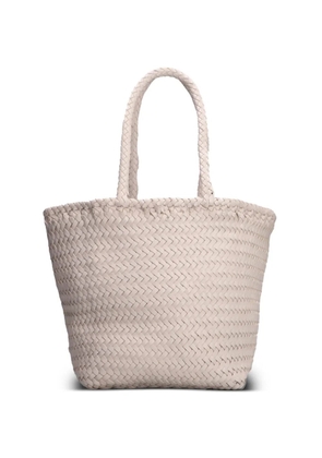 DRAGON DIFFUSION Grace woven basket bag - Neutrals