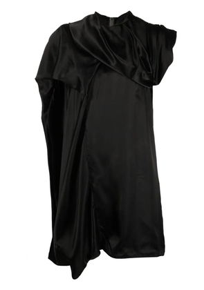 Rick Owens Cornetto satin-finish tunic - Black
