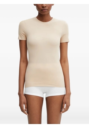 MM6 Maison Margiela logo-print T-shirt - Neutrals