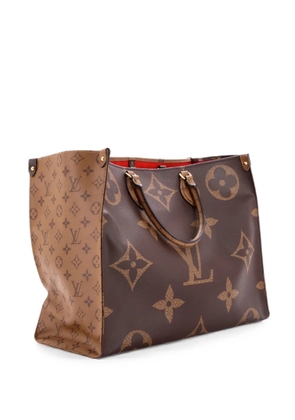 Louis Vuitton Pre-Owned OnTheGo Reverse Monogram Giant GM tote bag - Brown