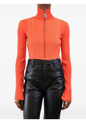 Simon Miller ribbed-knit cardigan - Orange
