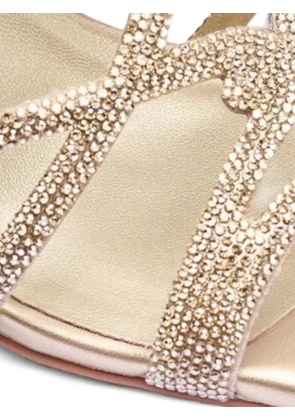Albano Vanity crystal-embellished sandals - Gold