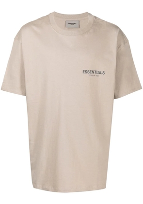 FEAR OF GOD ESSENTIALS logo-print cotton T-shirt - Neutrals