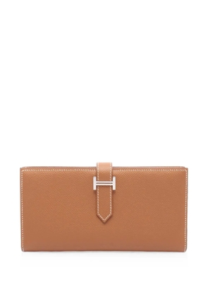 Hermès Pre-Owned 2018 Bearn Soufflet bi-fold wallet - Neutrals