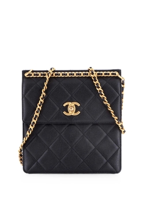 CHANEL Pre-Owned Top Chain CC Square Quilted Caviar backpack - Black