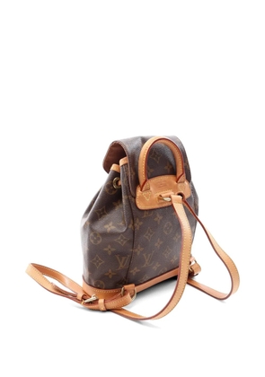Louis Vuitton Pre-Owned 2000 mini Monogram Montsouris backpack - Brown
