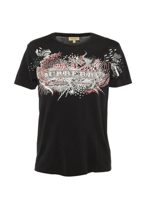Burberry Pre-Owned graphic-print T-shirt - Black