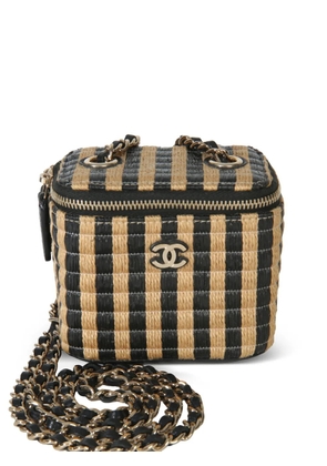CHANEL Pre-Owned 2020 mini Vanity Case shoulder bag - Black