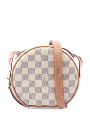 Louis Vuitton Pre-Owned 2020 PM Boîte Chapeau Souple Damier Azur shoulder bag - White