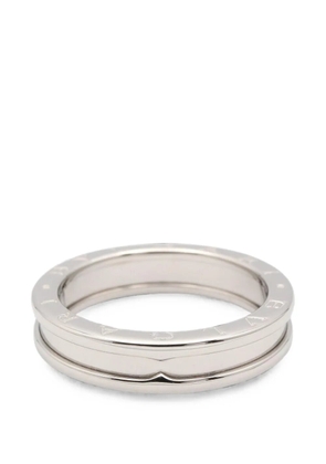 Bvlgari Pre-Owned 2010s B-zero1 logo-engraved ring - Silver