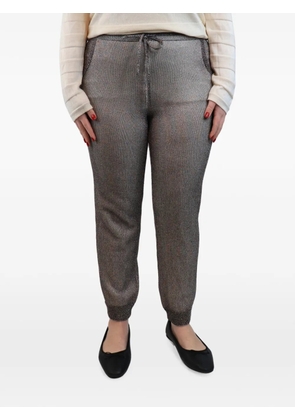 Missoni Pre-Owned cuffed Lurex trousers - Grey