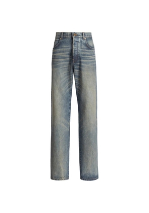 Balmain loose-fit jeans in blue denim