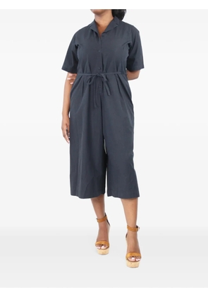 École De Curiosités short-sleeved wide-leg jumpsuit - Grey