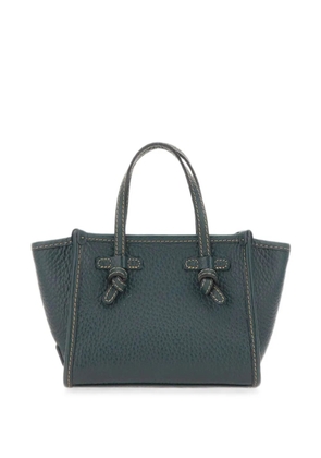 MARCELLA CLUB small Miss Marcella grained leather tote bag - Green