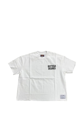 Bottega Desires logo-print T-shirt - White