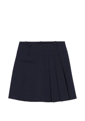 Claudie Pierlot short wool blend skirt - Blue