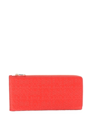 Loewe Pre-Owned 2010s Anagram L-shaped wallet - Red