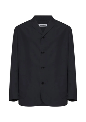 Jil Sander single-breasted boxy-fit jacket - Black
