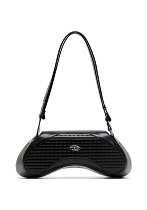Diesel quilted shoulder bag - Black