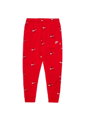 Nike Sportswear Club logo-print track pants - Red