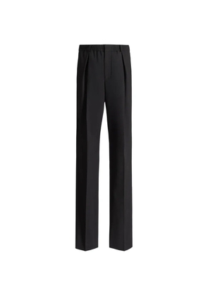 Balmain wool trousers with elasticated waist - Black